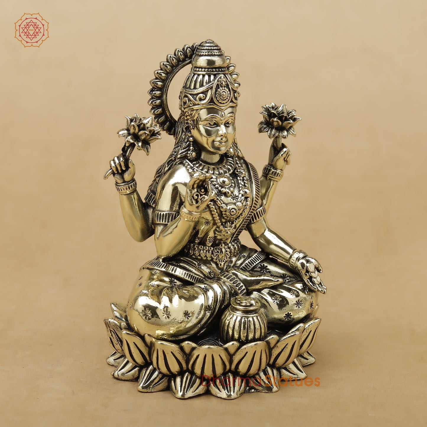Brass Lakshmi Fine, 4.5"