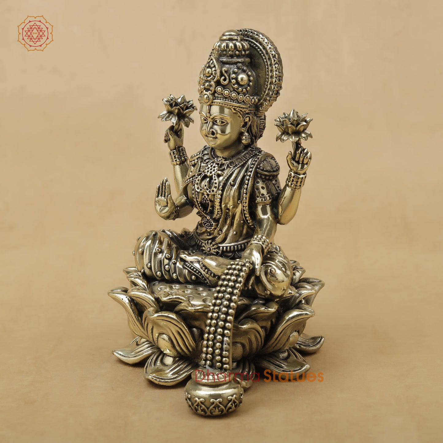 Brass Lakshmi Fine, 6"