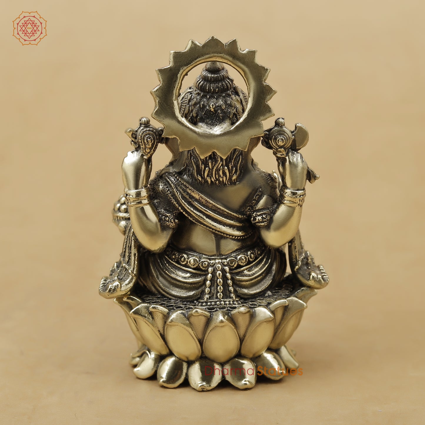 Brass Ganesh Fine, 3"