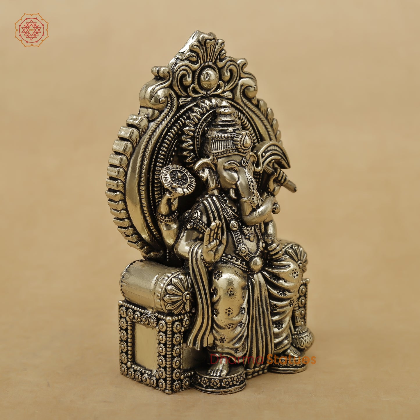 Brass Ganesh Fine, 4"