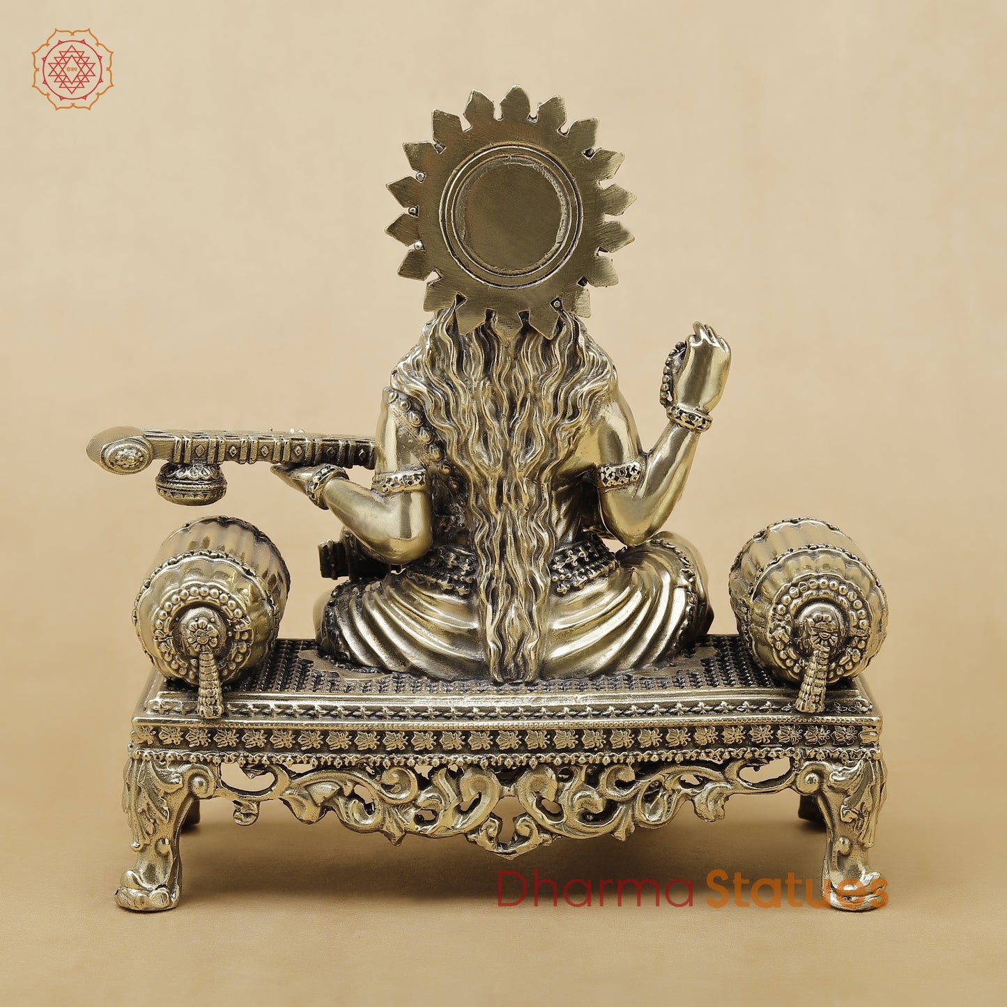 Brass Saraswati Fine, 6"