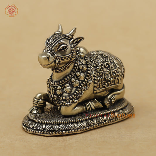Brass Nandi, 2"