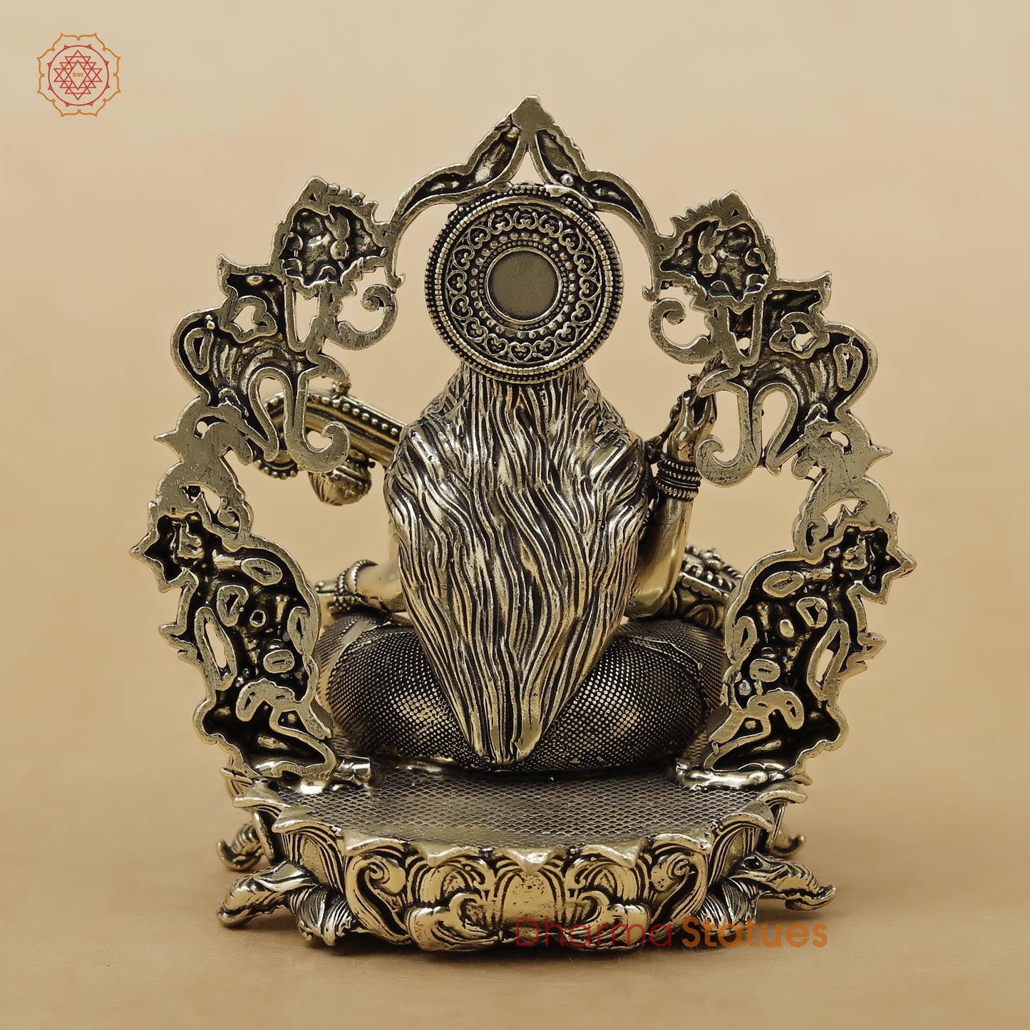 Brass Saraswati Fine, 4"