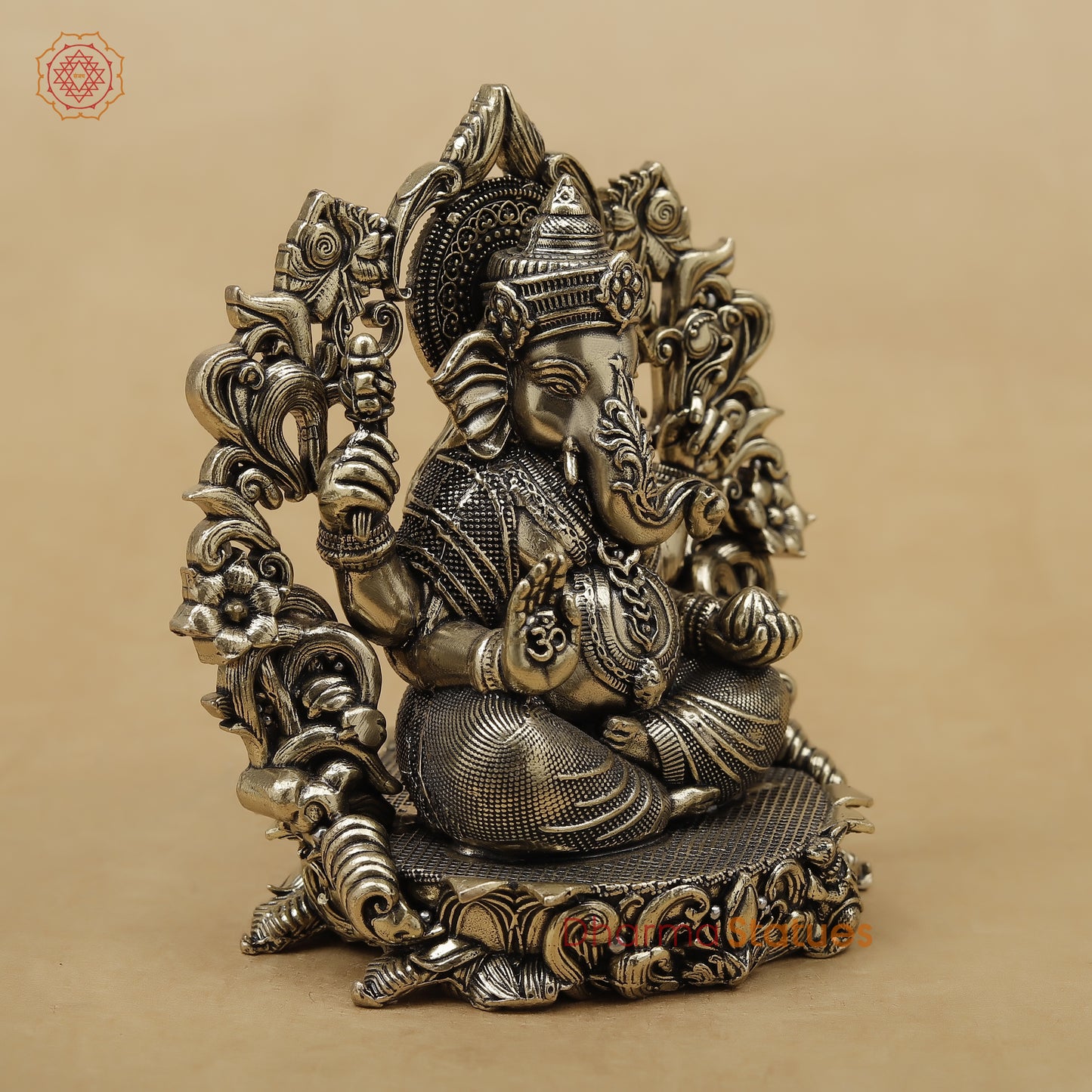 Brass Ganesh Fine, 4"
