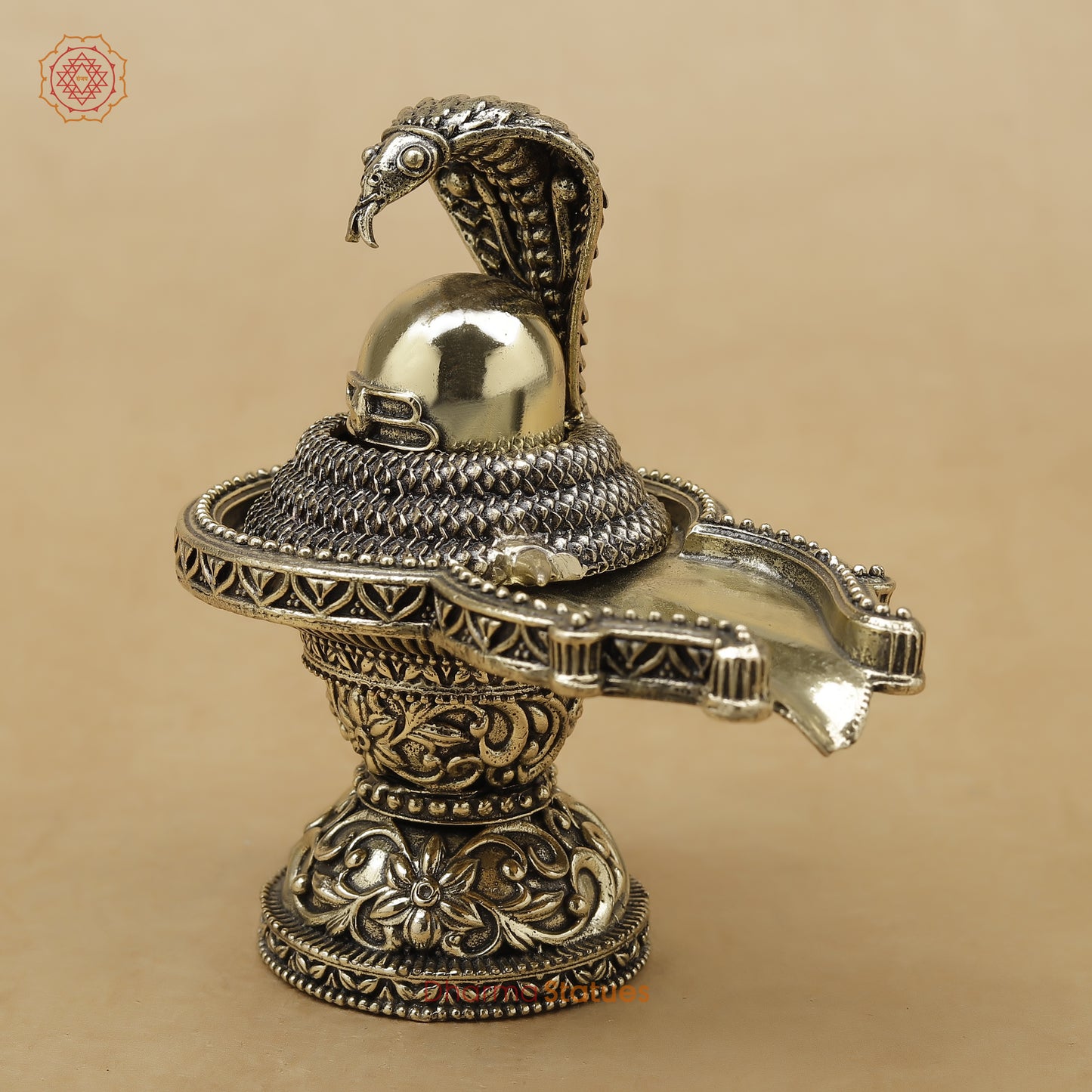 Brass Shivling Fine, 4.5"