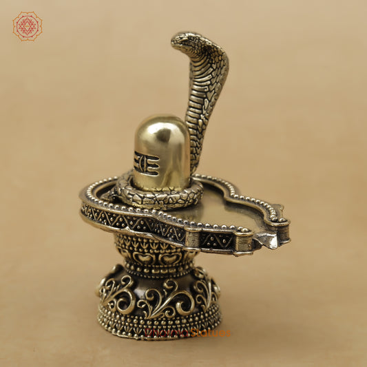 Brass Shivling Fine, 4"
