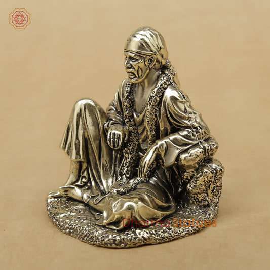 Brass Sai Baba Fine, 3"