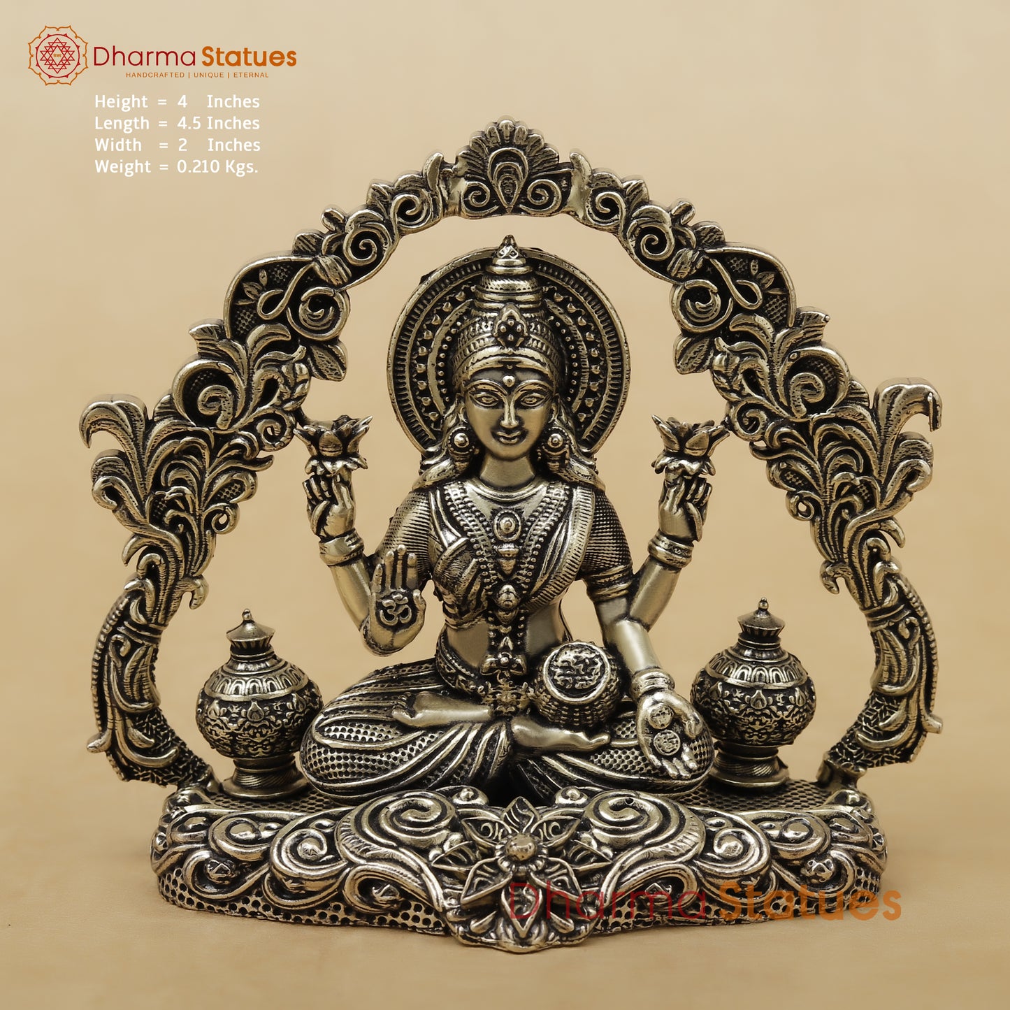 Brass Lakshmi Fine, 4"
