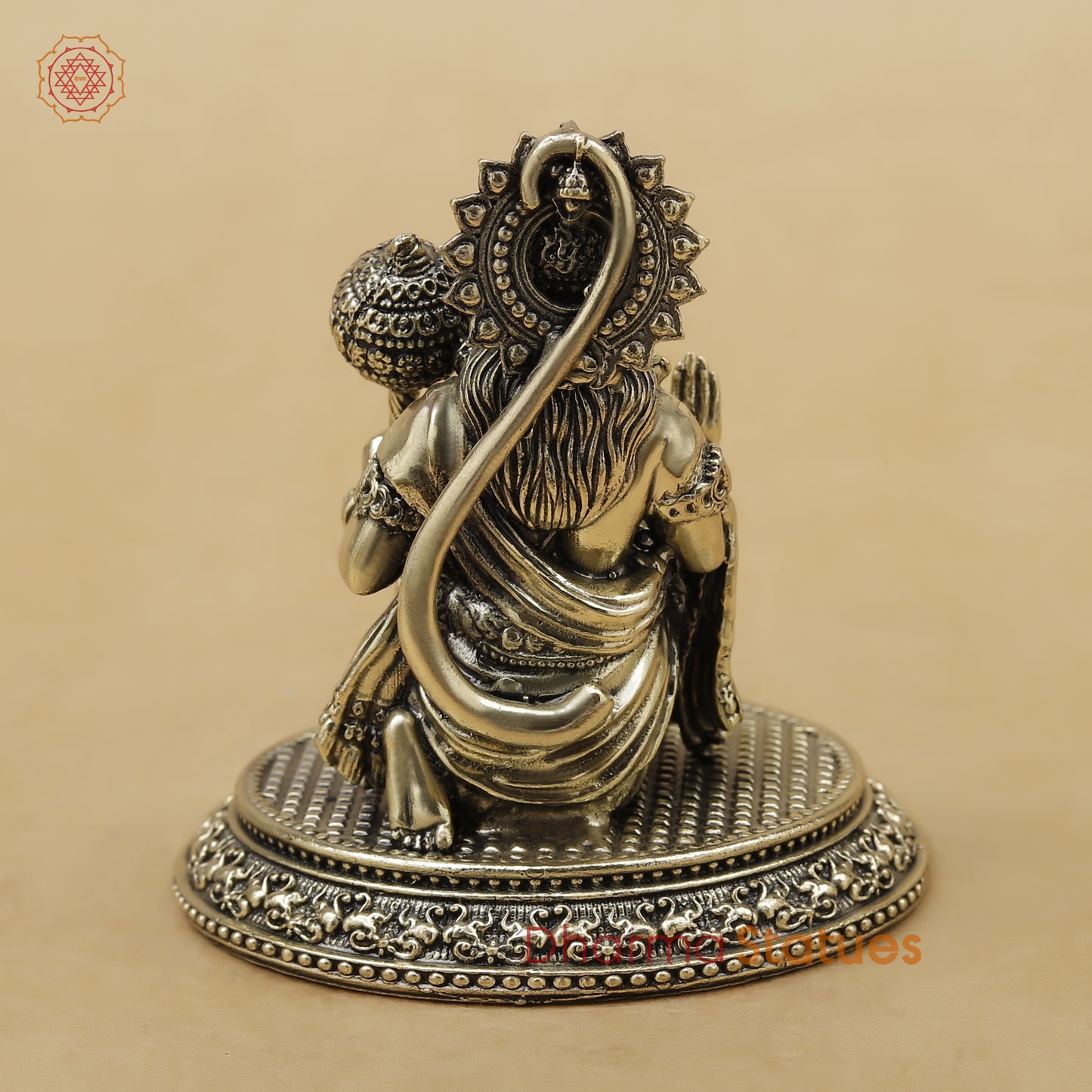 Brass Hanuman Fine, 3.5"