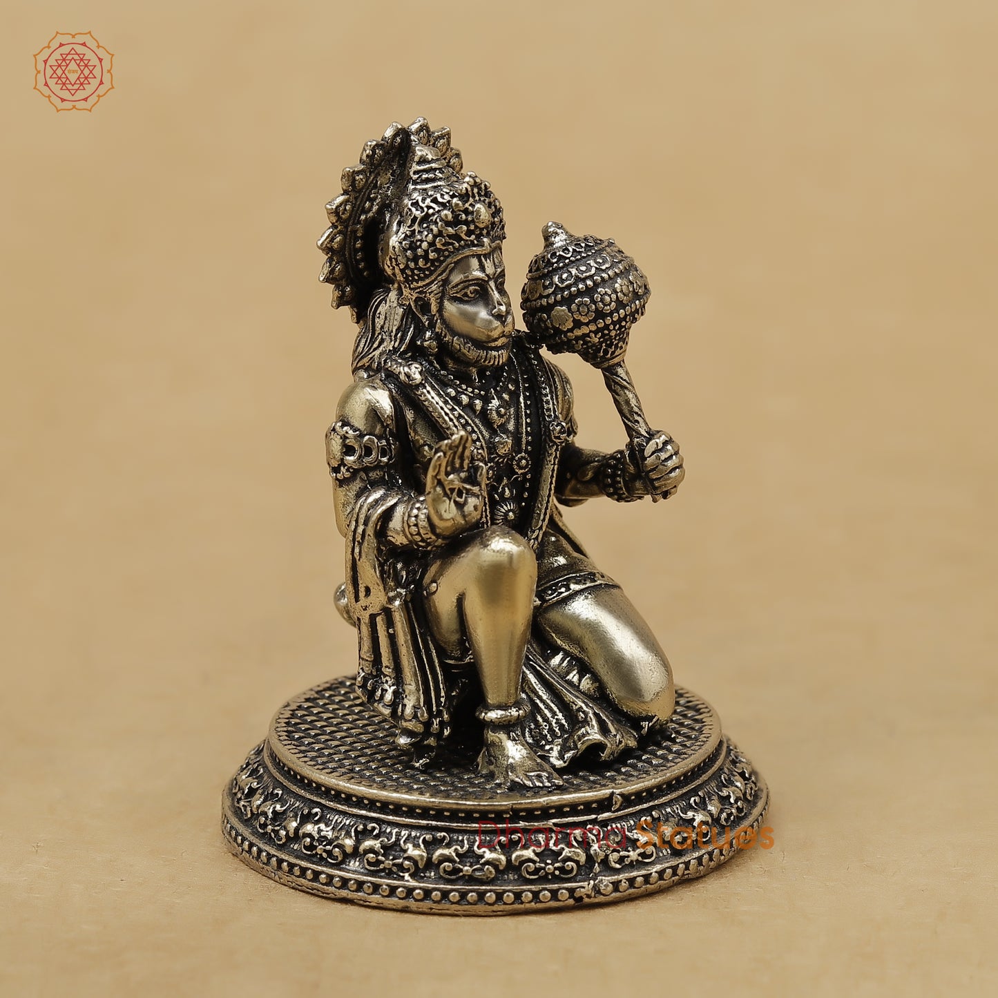 Brass Hanuman Fine, 2.5"