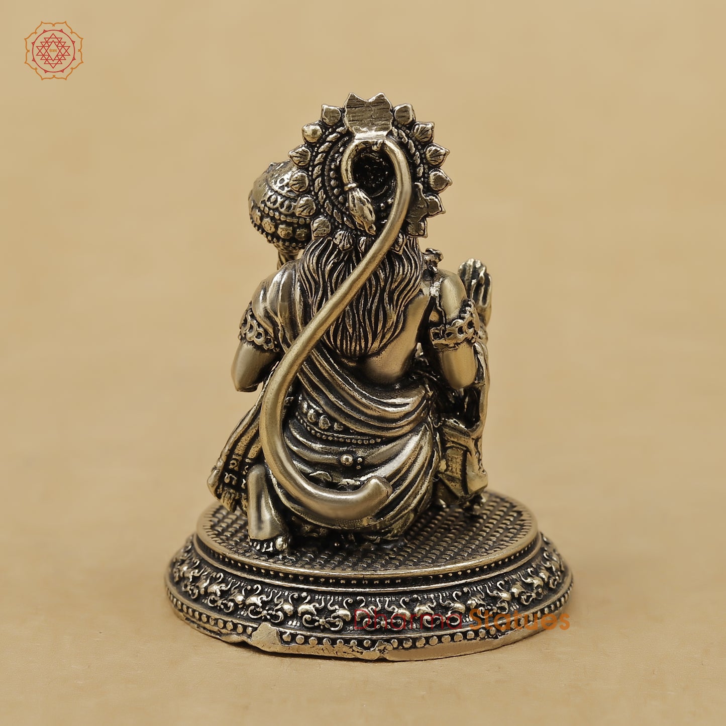 Brass Hanuman Fine, 2.5"