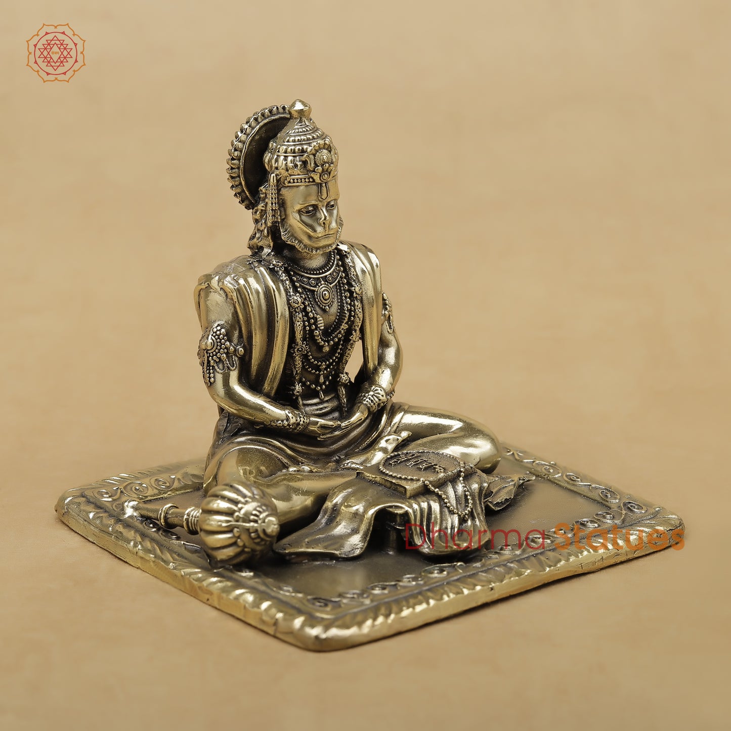 Brass Hanuman Fine, 4"