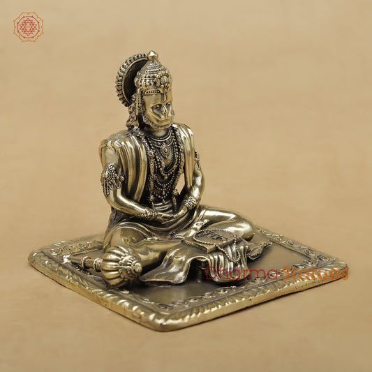 Brass Hanuman Fine, 4"