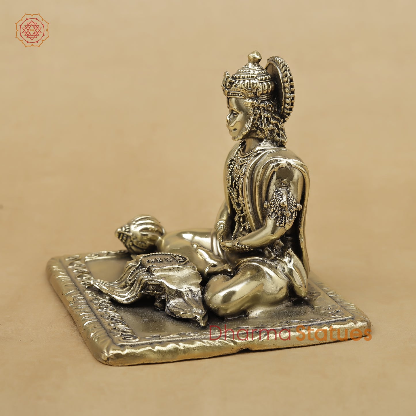 Brass Hanuman Fine, 4"