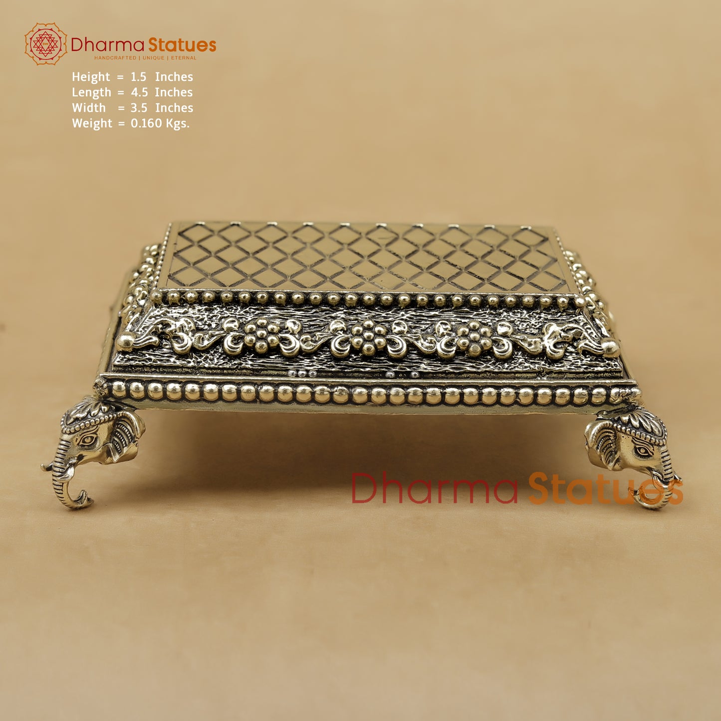 Brass Chowki Fine, 1.5"