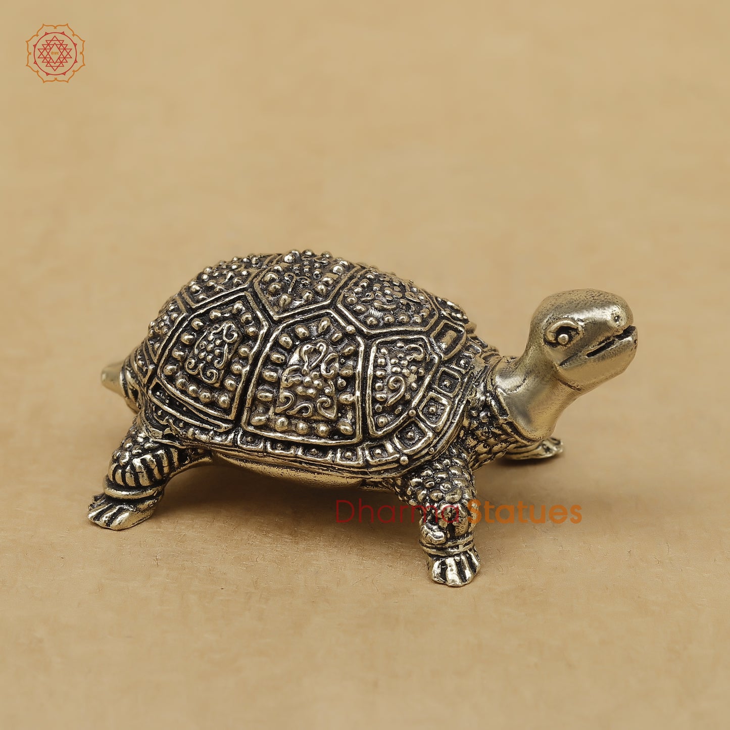 Brass Tortoise Fine, 1.5"