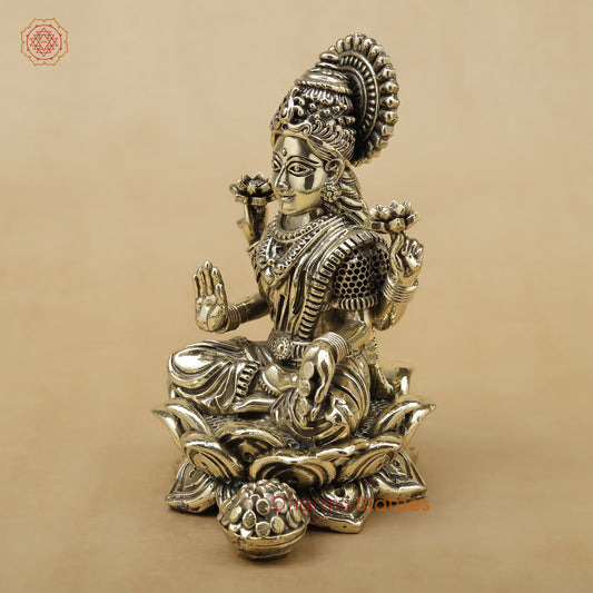 Brass Lakshmi Fine, 6"