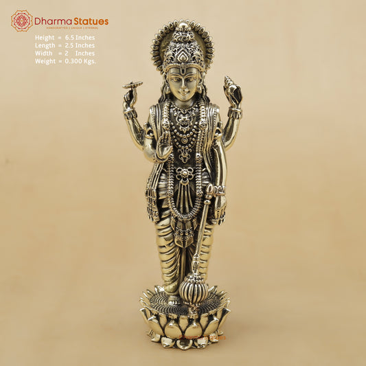 Brass Vishnu Fine, 6.5"