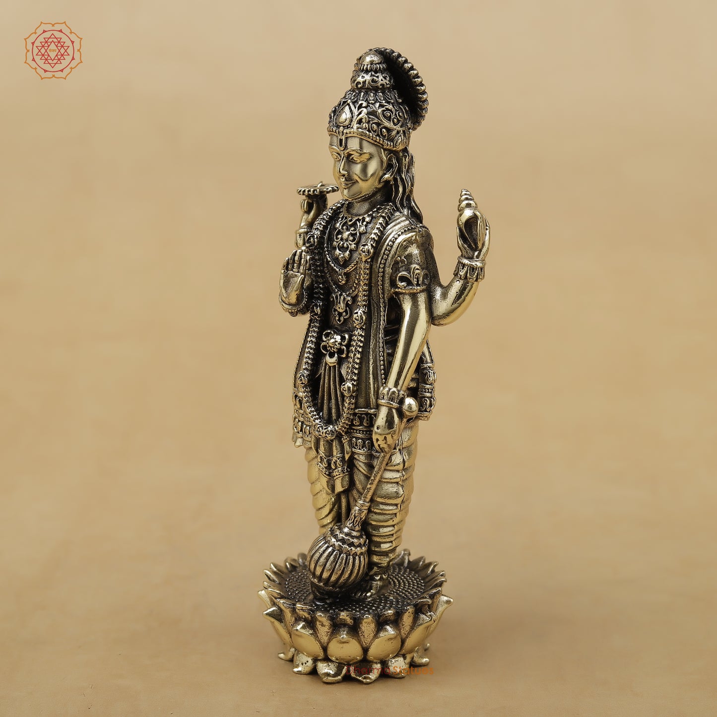 Brass Vishnu Fine, 5"