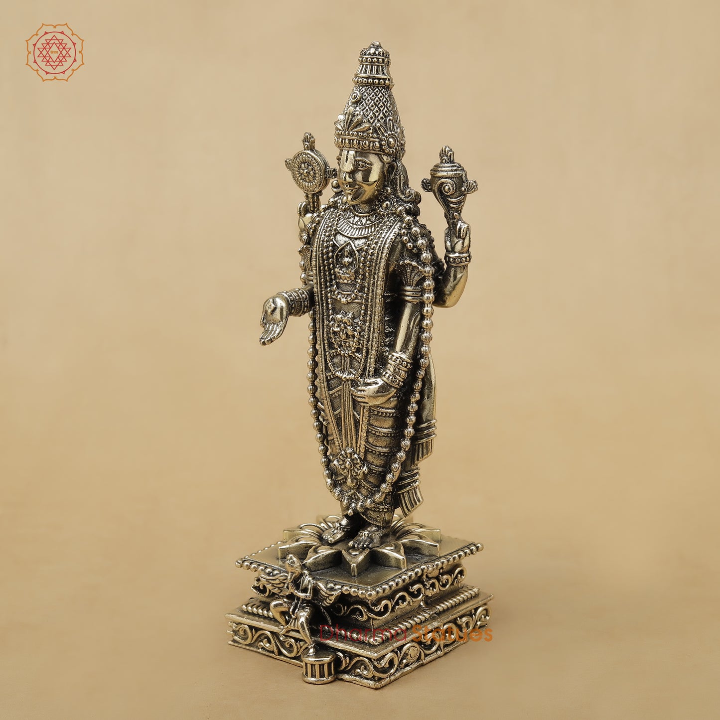 Brass Tirupati Balaji Fine, 8"