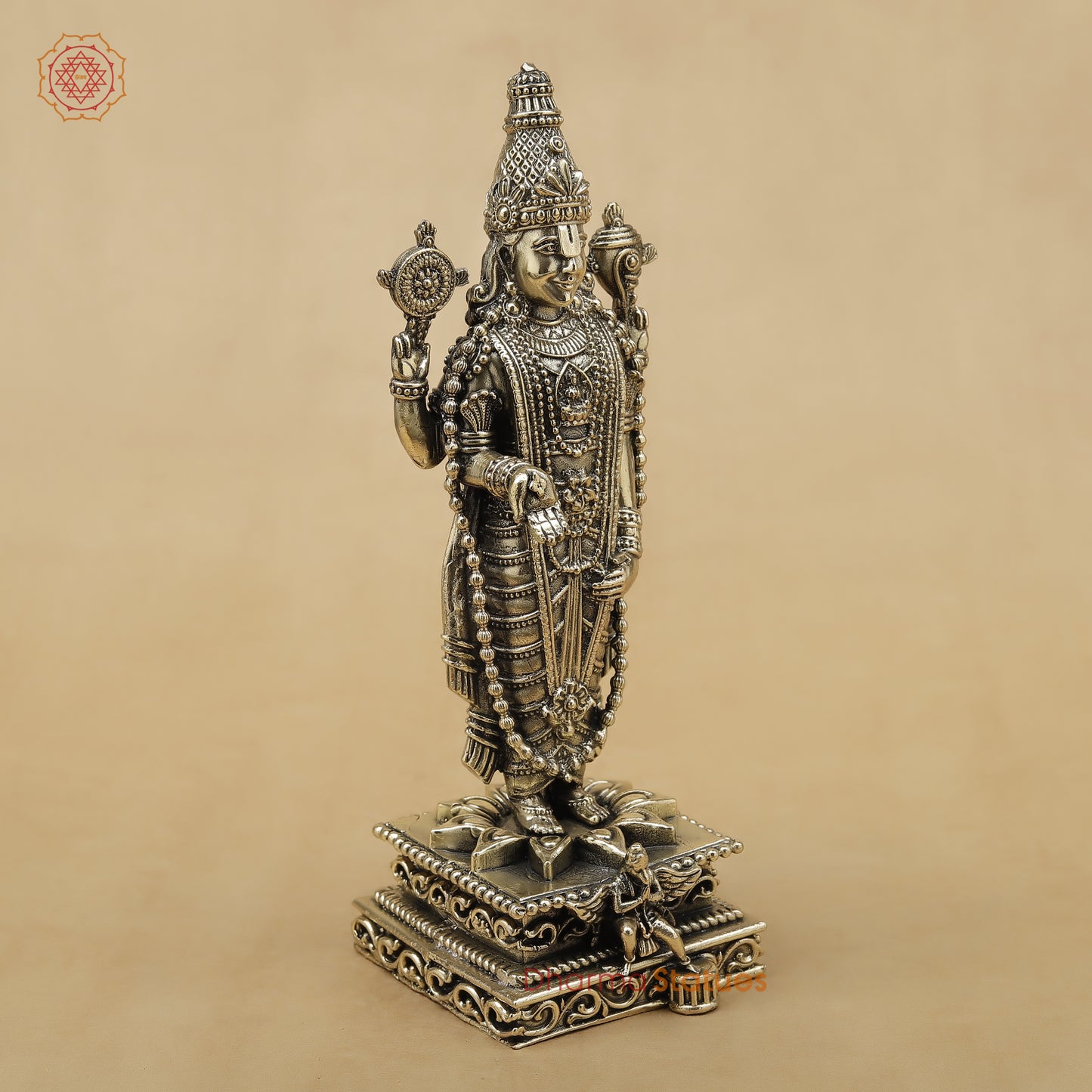 Brass Tirupati Balaji Fine, 8"