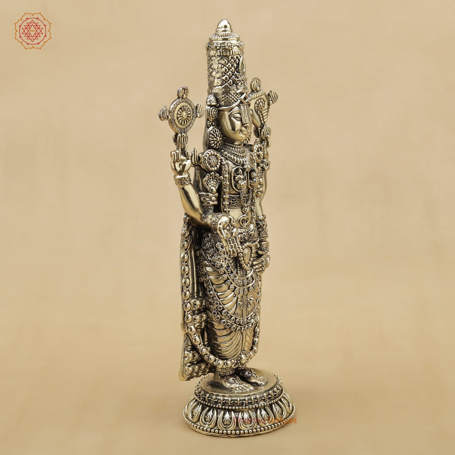 Brass Tirupati Balaji Fine, 12"