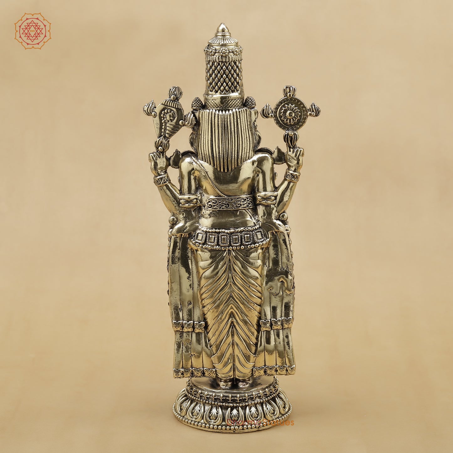 Brass Tirupati Balaji Fine, 12"