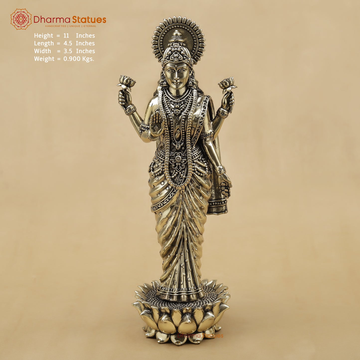 Brass Lakshmi Fine, 11"
