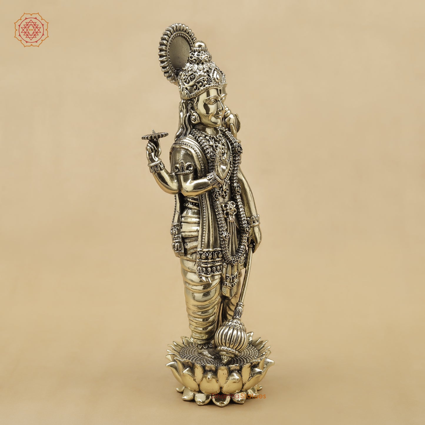 Brass Vishnu Fine, 11"
