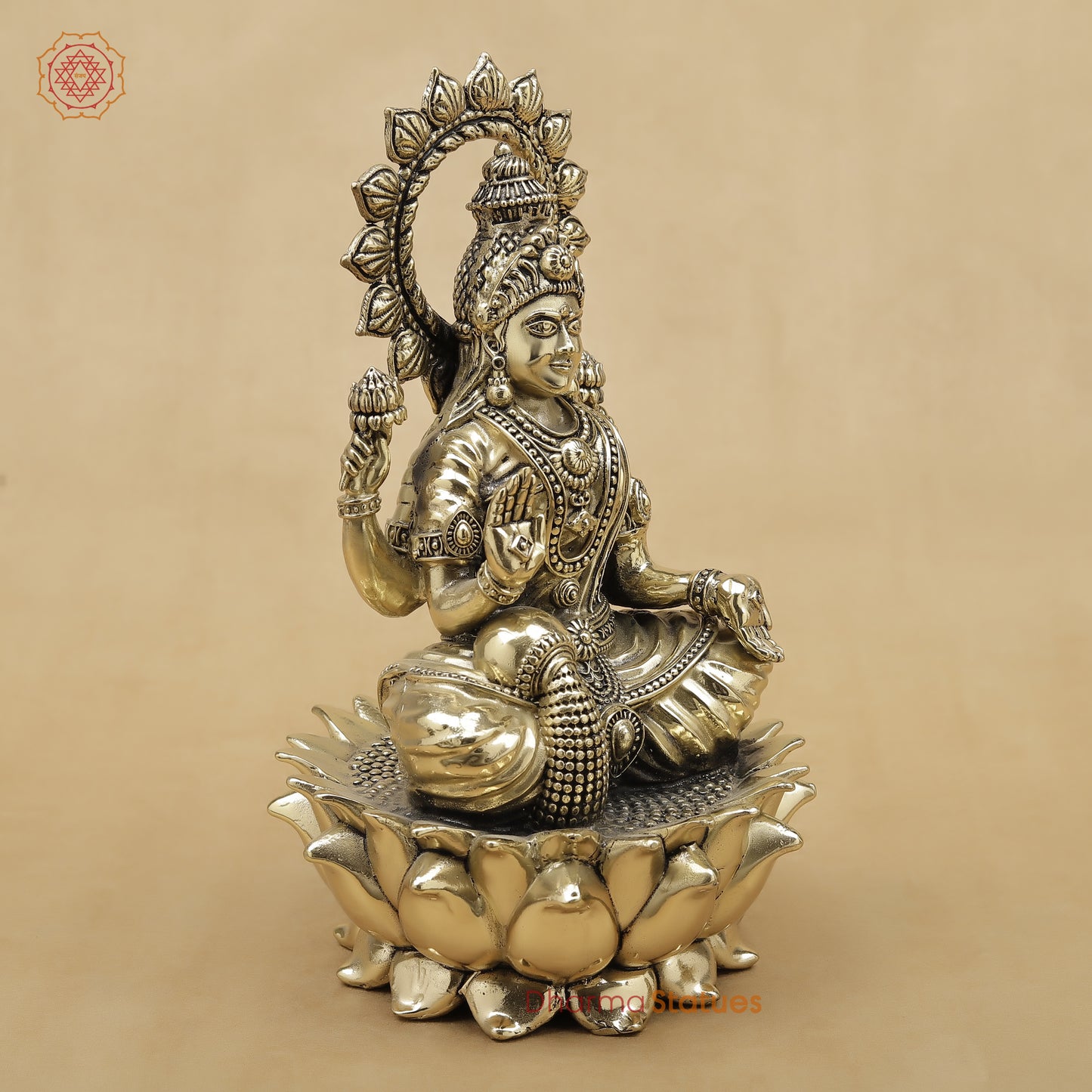 Brass Lakshmi Fine, 9"