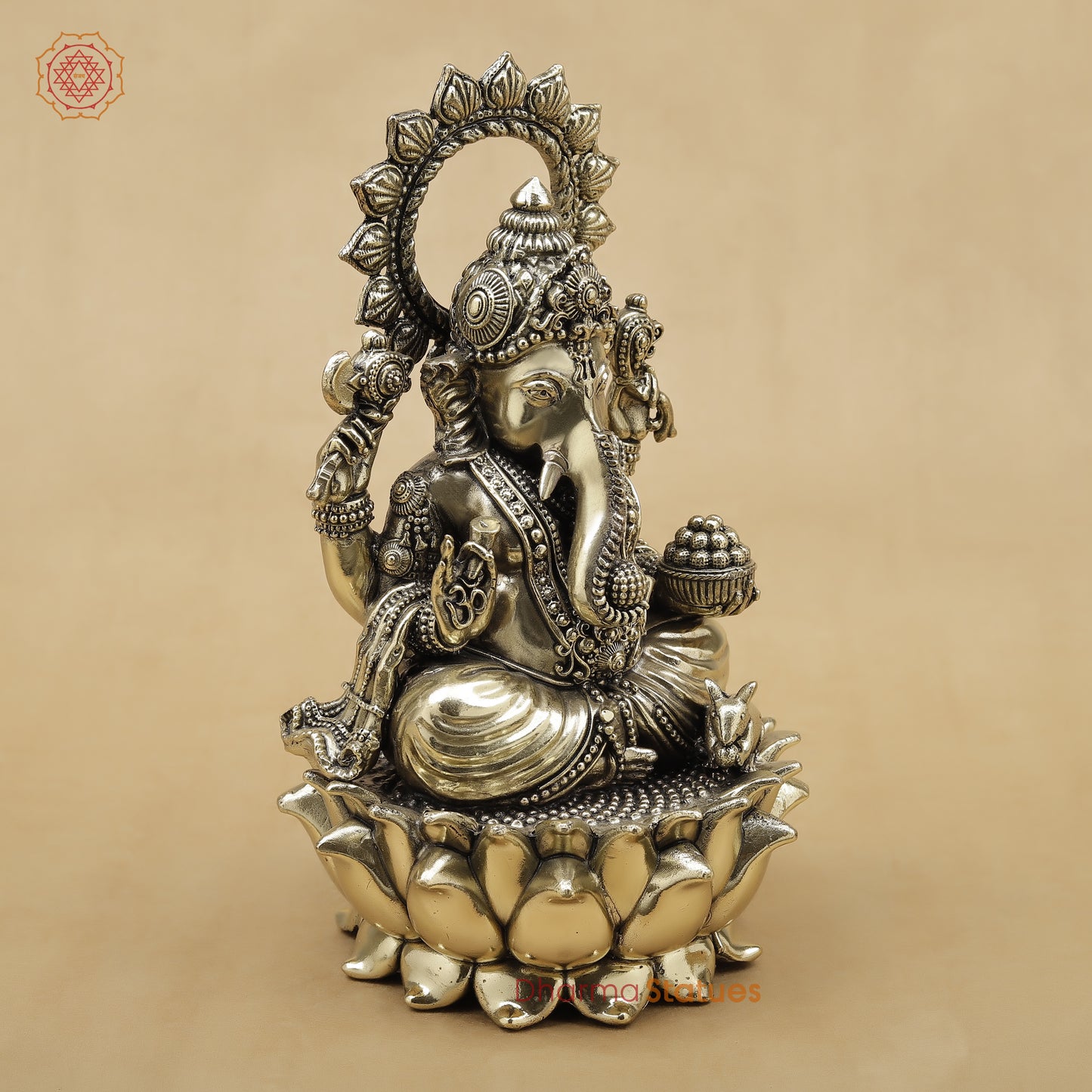 Brass Ganesh Fine, 9"