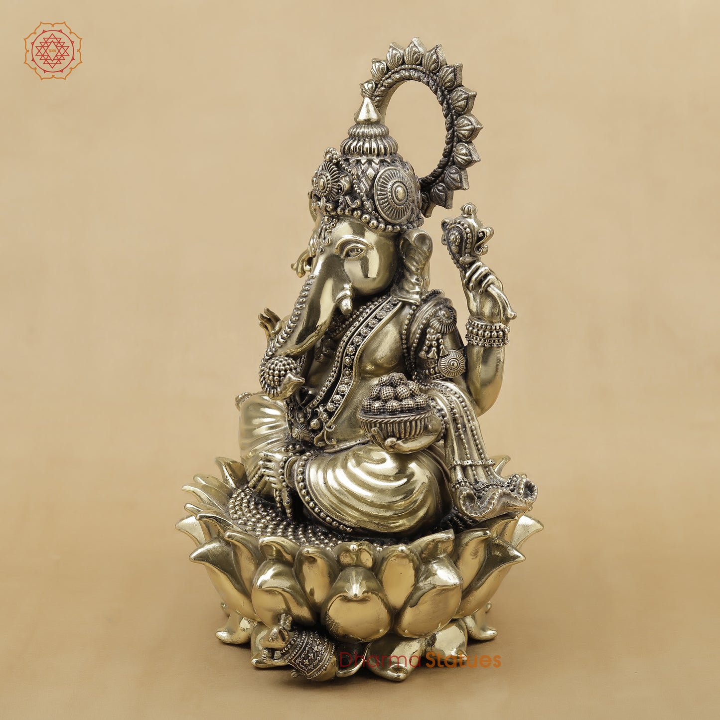 Brass Ganesh Fine, 13"
