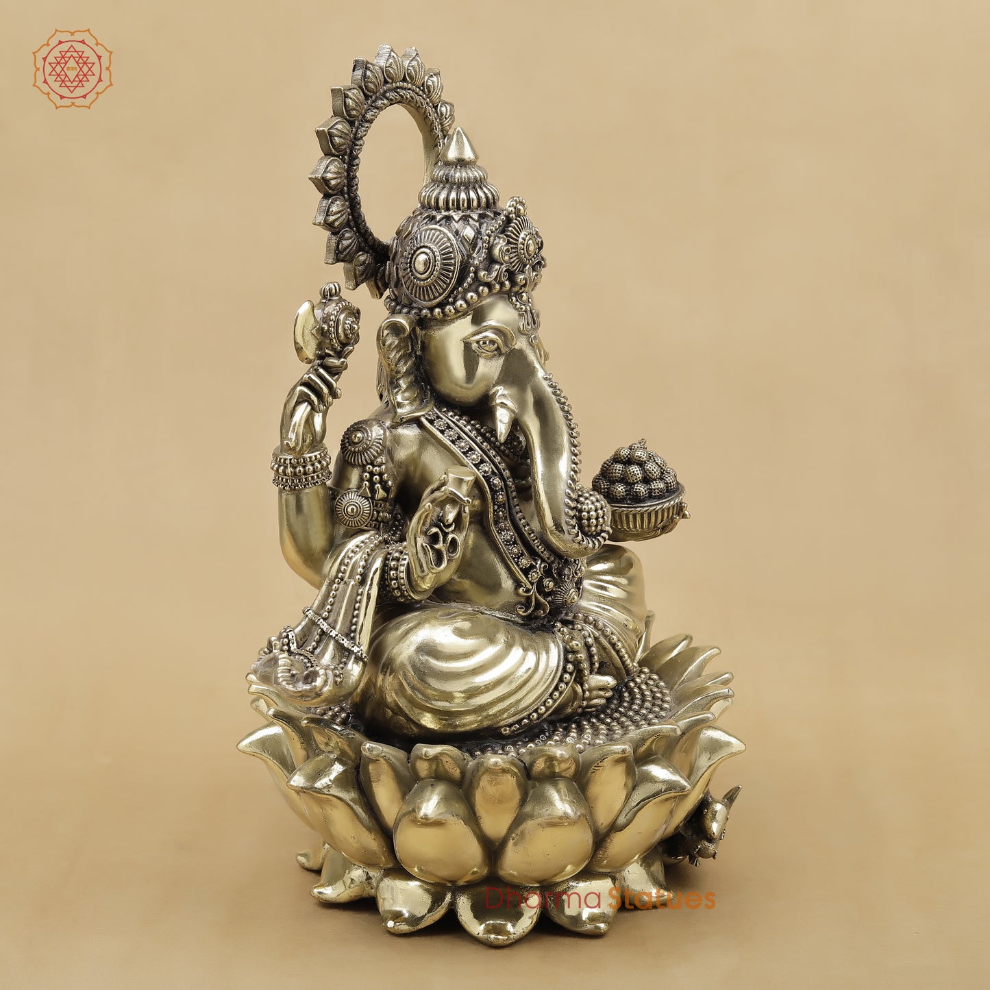 Brass Ganesh Fine, 13"
