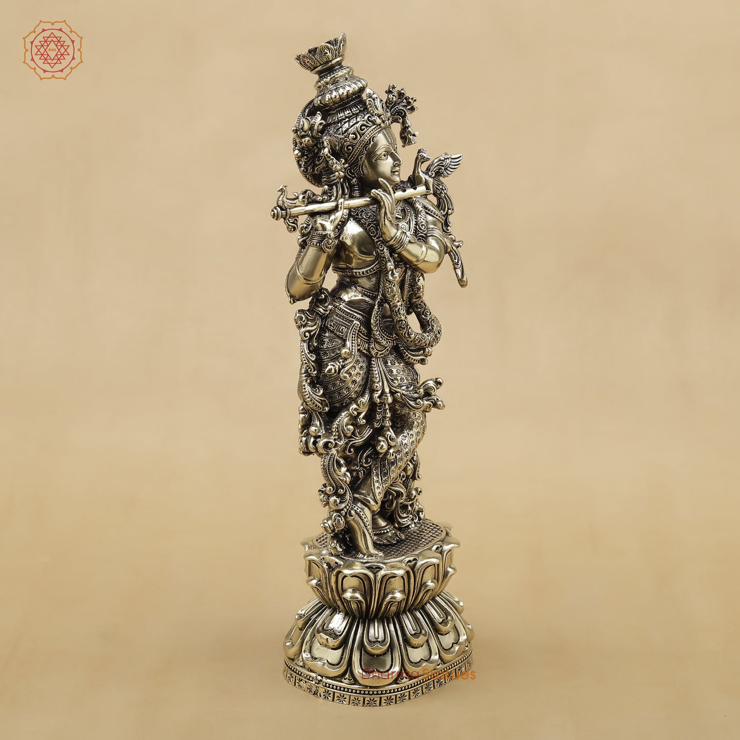 Brass Krishna Fine, 11.5"