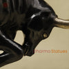Brass Bull, Royal Black Patina with Golden Finish, 23"