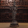 Brass Balaji Standing Idol, Radiant Heritage ,Antique Copper Accents, 39"