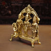 Brass Ram Darbar, Heritage of Righteousness, Fine Golden Finish 11.5"