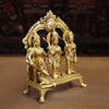 Brass Ram Darbar, Heritage of Righteousness, Fine Golden Finish 11.5"