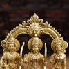 Brass Ram Darbar, Heritage of Righteousness, Fine Golden Finish 11.5"