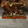 Brass Ganesh Seated With frame, Copper & Golden 51"