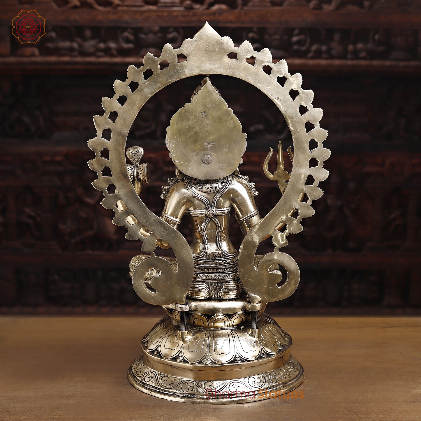 Brass Mariamman, Golden Finish, 28"