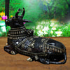 Brass Nandi Statue, The Eternal Protector , Black Patina Finish 82"