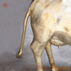 Brass Kamdhenu Cow & Calf, Wish-Fulfilling Symbol of Abundance, Fine Gold Finish 33"