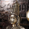 Brass Ardhanarishvara Idol, The Divine Union, Chola finish, 38"