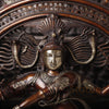 Brass Natraj Statue, Copper and Fine Golden Touch 41.5"