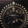 Brass Natraj Statue, Dancing Lord Shiva, Black Patina 41.5"