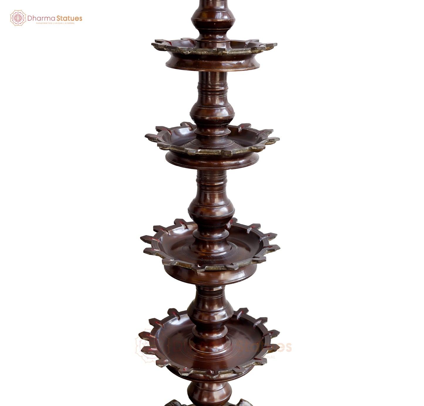 Brass Inauguration Lamp, This is a Peacock Inauguration Lamp, 61"