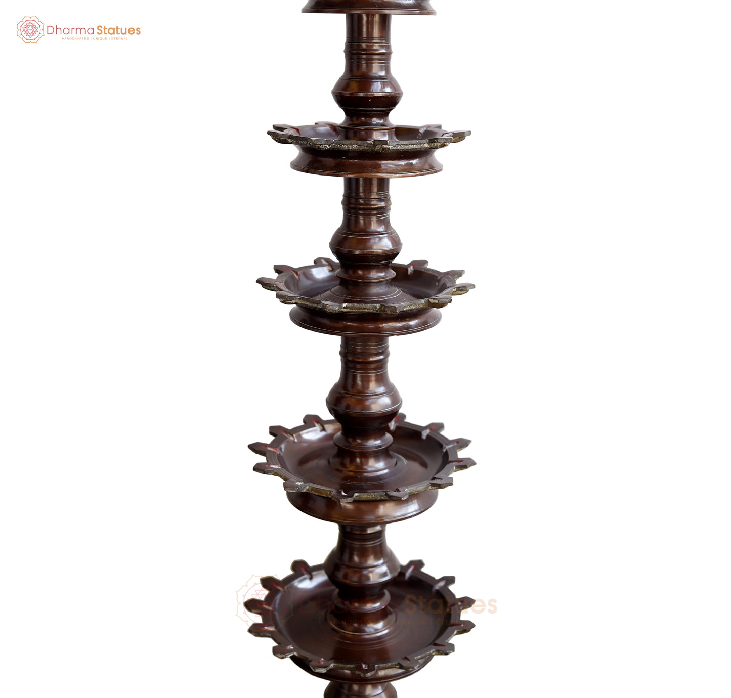 Brass Inauguration Lamp, This is a Peacock Inauguration Lamp, 61"