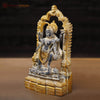 Brass Kali Idol, Manifestation of Shakti, Antique Finish 10.5"