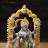 Brass Kali Idol, Manifestation of Shakti, Antique Finish 10.5"